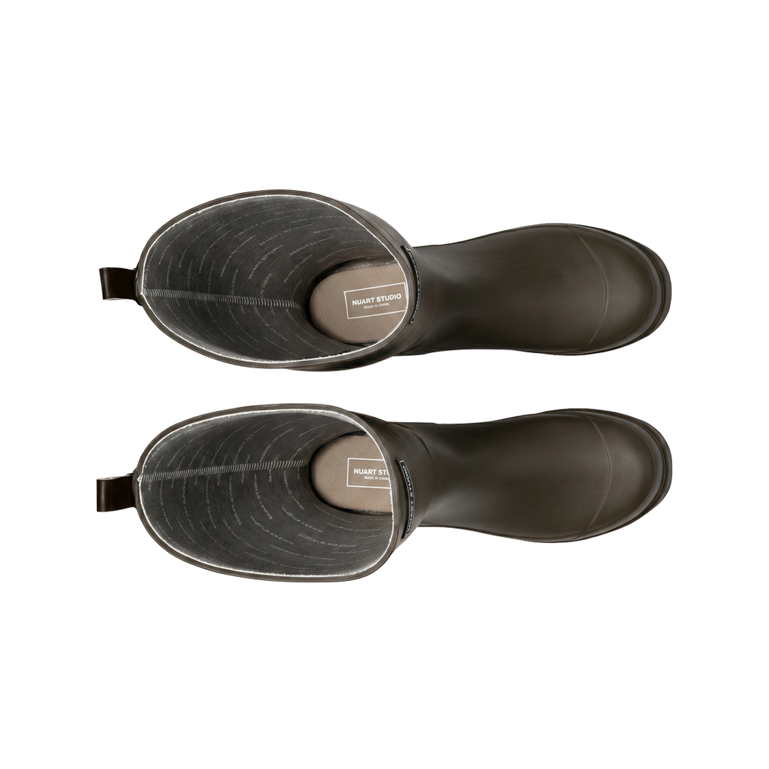 누아트스튜디오 클래식 롱 레인부츠 모카무스(NUARTSTUDIO Classic Long Rain Boots Mocha Mousse) - 5