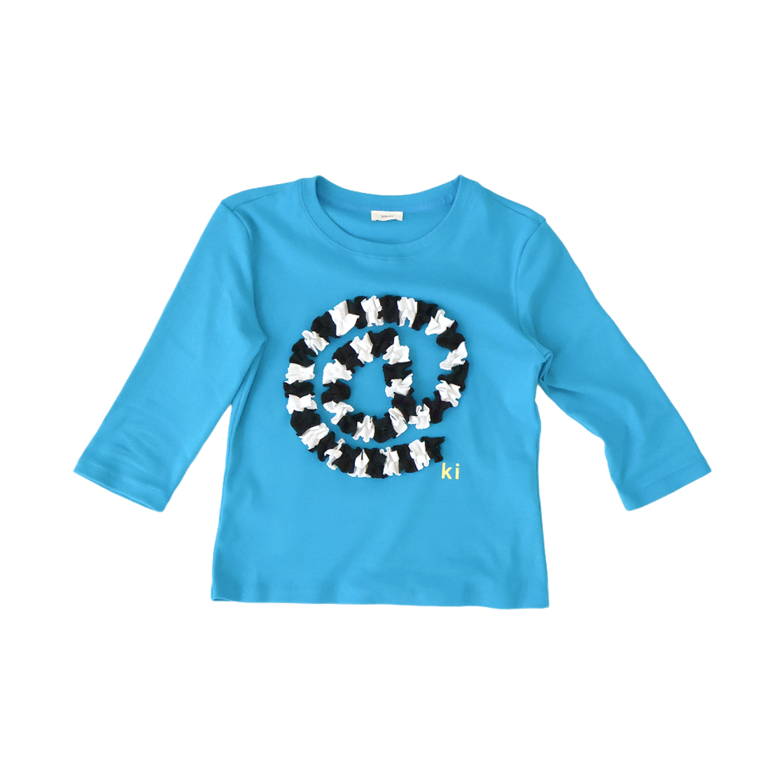 키코지 엣 사인 티셔츠 터쿼이즈(kikozy At sign T-shirt Turquoise)