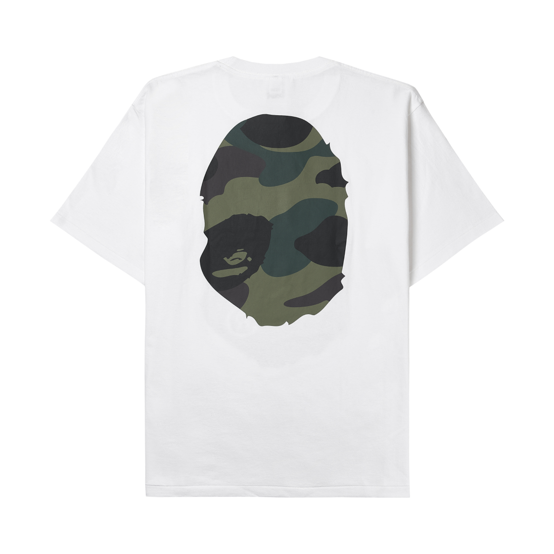 베이프 자이언트 퍼스트 카모 빅 에이프 헤드 티셔츠 화이트 그린(BAPE Giant 1st Camo Big Ape Head T-Shirt White Green) - 2
