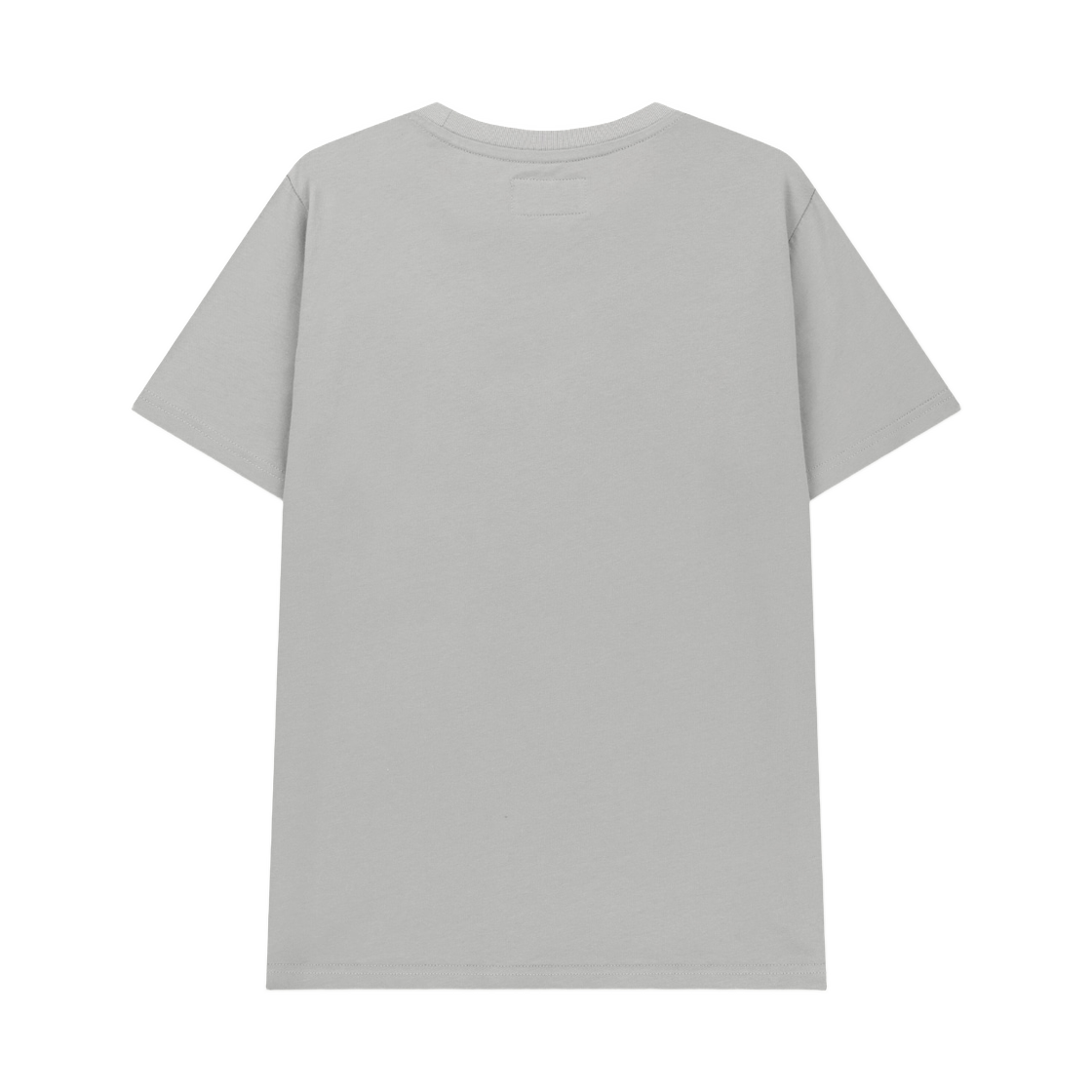 (W) 마뗑킴 아플리케 펠트 로고 탑 그레이((W) Matin Kim Applique Felt Logo Top In Grey) - 2