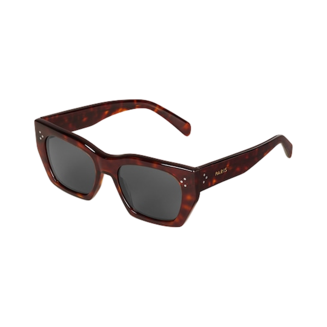 (W) 셀린느 캣 아이 S342 선글라스 아세테이트 레드 하바나((W) Celine Cat Eye S342 Sunglasses in Acetate Red Havana) - 2