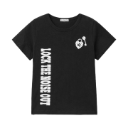 SLEEKGLOW Unlock Semi Crop T-Shirt Black