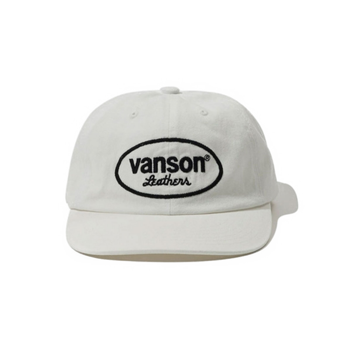 벤슨 레더 오리지날 6 판넬 캡 / 화이트&블랙(Vanson Leathers Original 6 Panel Cap / White & Black)