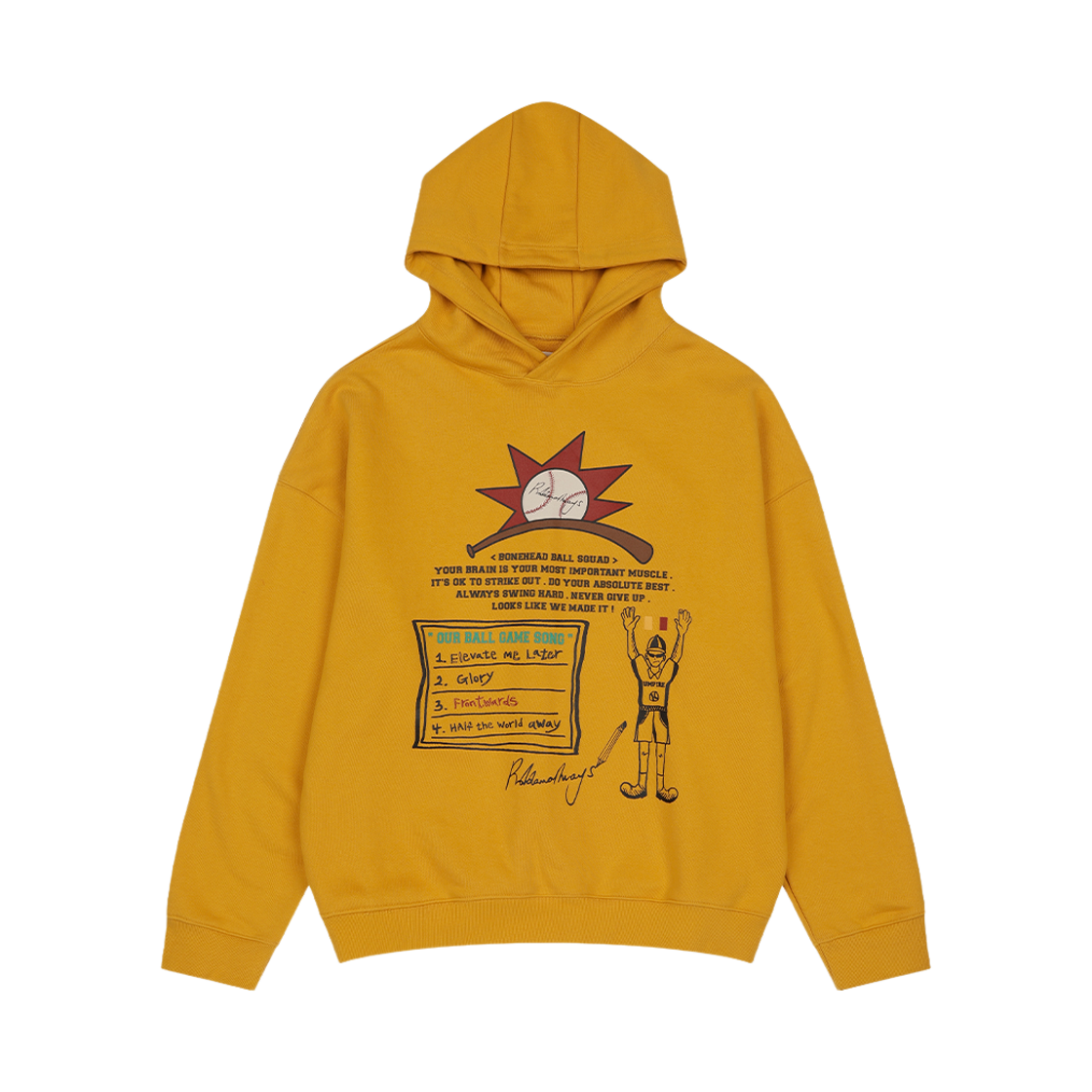 프라블럼올웨이즈 레퍼리 후드 옐로우(Problemallways Referee Hoodie Yellow)