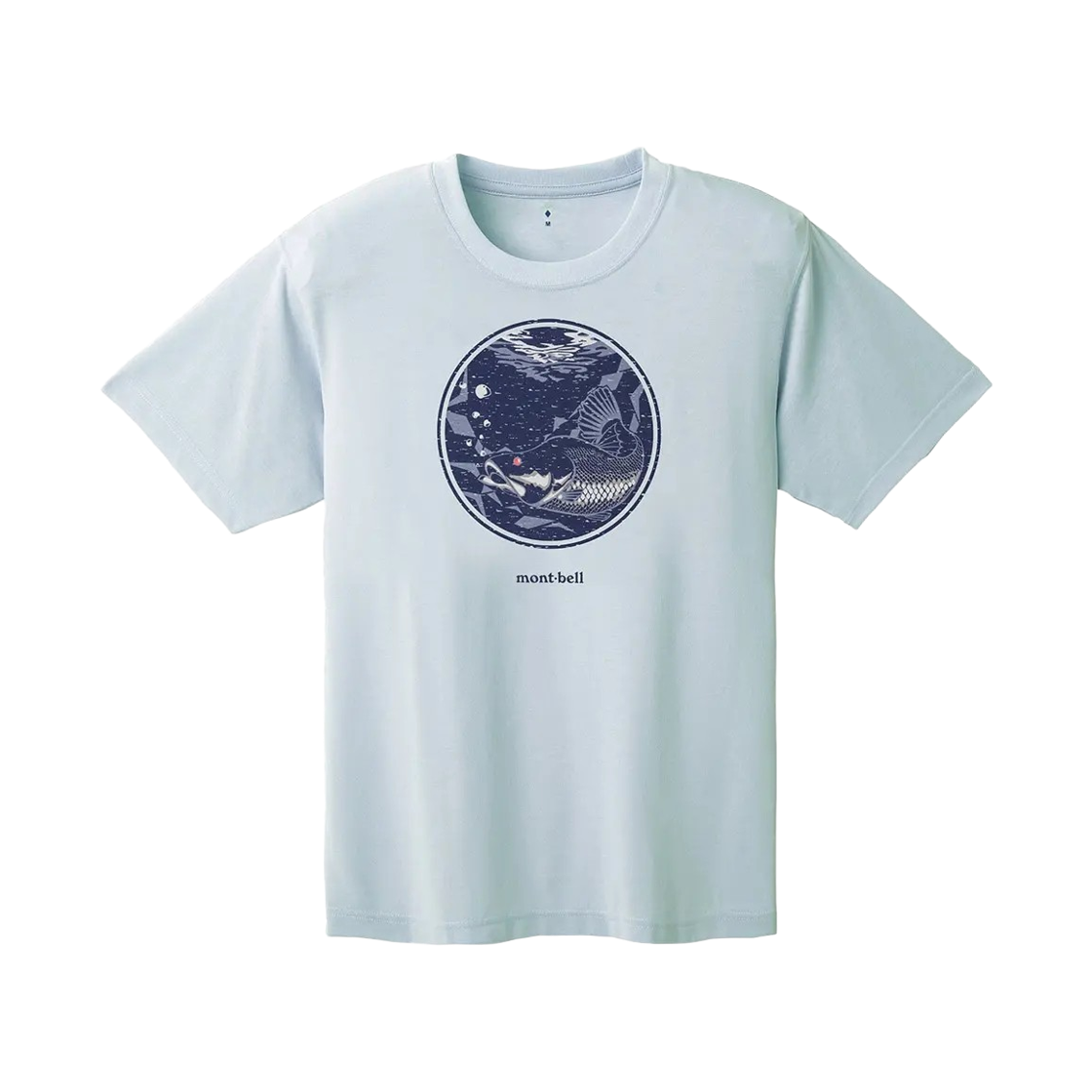 몽벨 위크론 재패니즈 레이츠 티셔츠 라이트 블루(Montbell Wickron Japanese Lates T-Shirt Light Blue) - 1