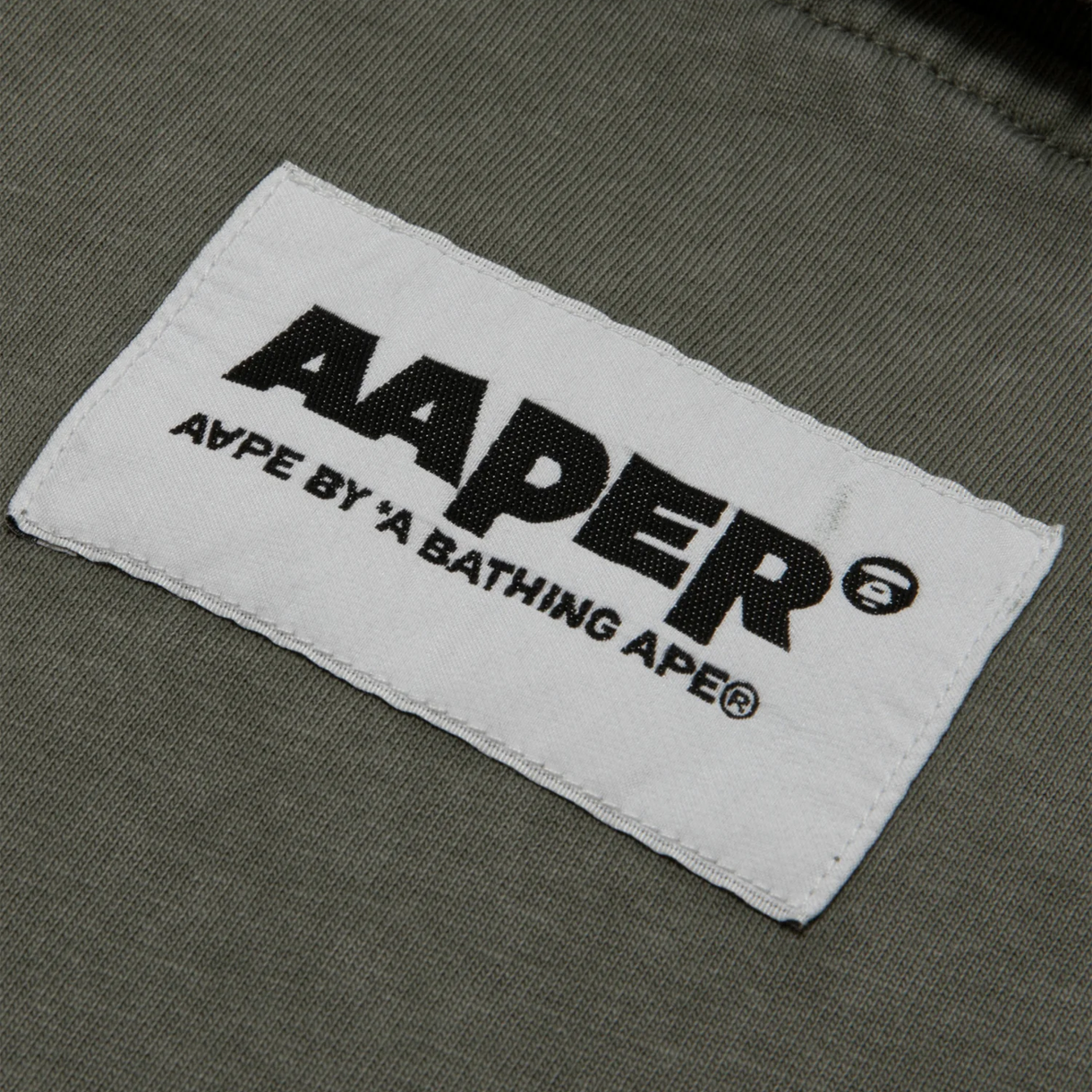 에이프 에이퍼 폴로 셔츠 카키 그레이 - 26SS(AAPE Aaper Polo Shirt Khaki Grey - 26SS) - 3