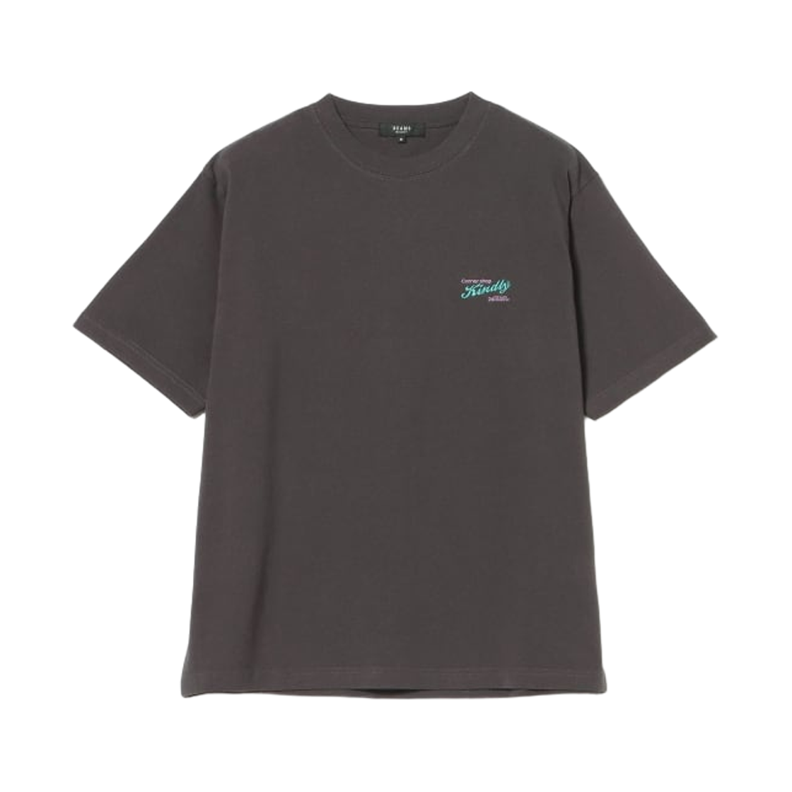 빔즈 하트 카인들리 그래픽 티셔츠 차콜 그레이(Beams Heart Kindly Graphic T-Shirt Charcoal Grey) - 2