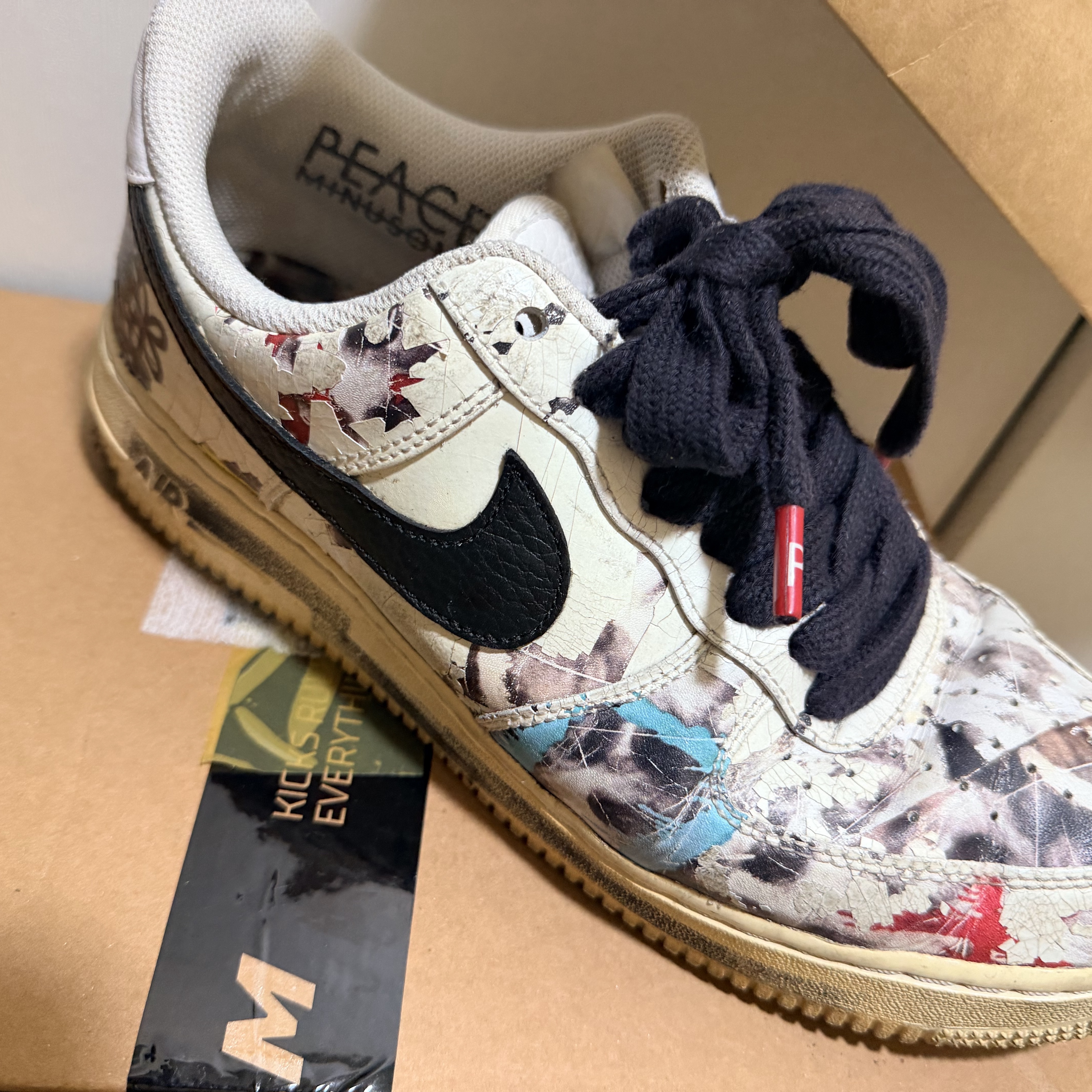 Nike x Peaceminusone Air Force 1 Low Para-Noise 2.0 착용 스타일