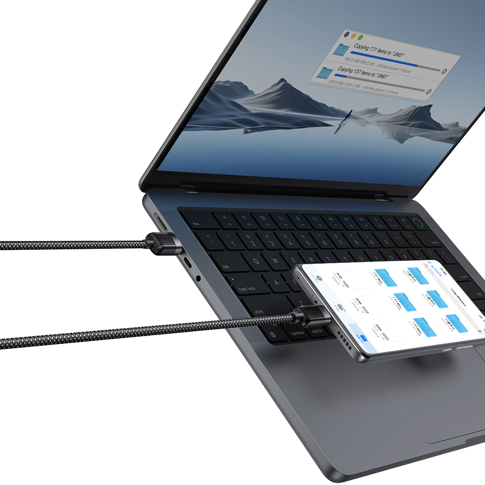맥도도 마그네틱 꼬임방지 C타입 고속충전 케이블 CA565(Mcdodo Magnetic Self-Winding Type-C Fast Charging Cable CA565) - 4