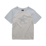 Riomeu Starfish Stripe Raglan T-shirt Gray