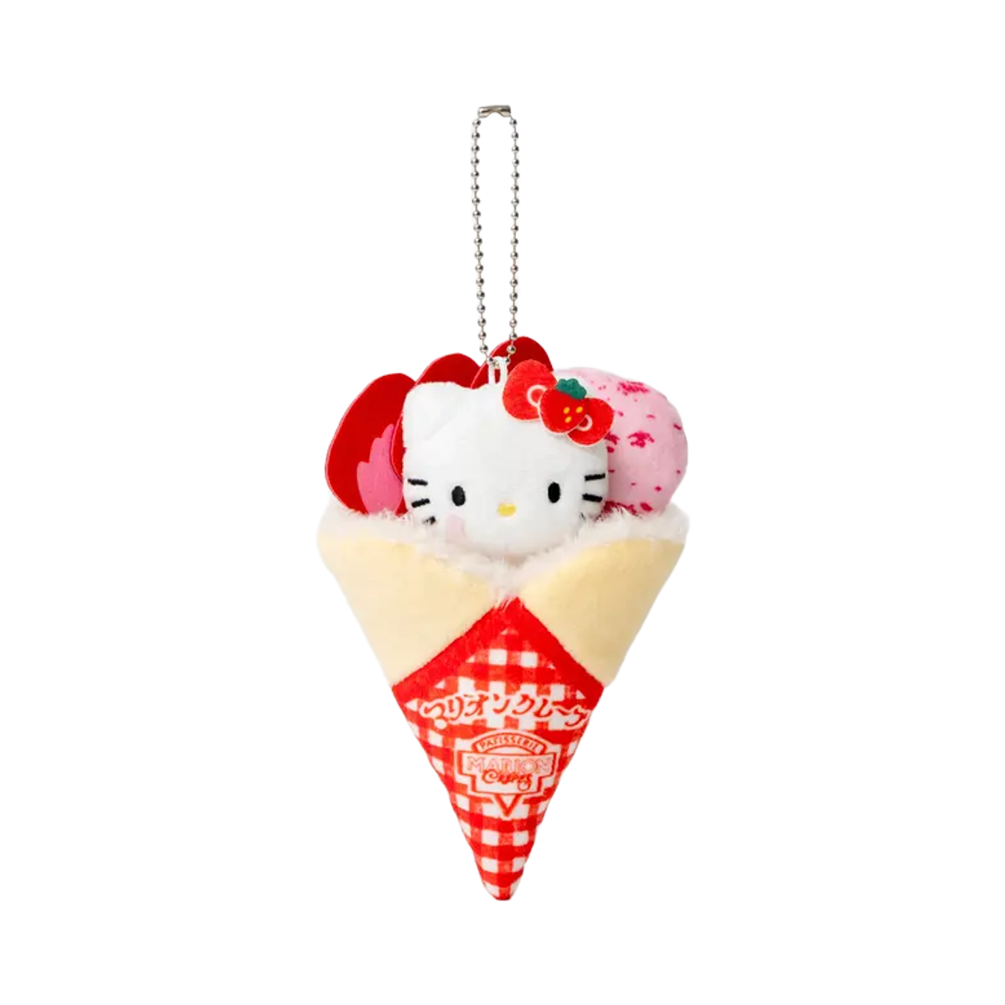- Sanrio x Marion Crepes Plush Charm Book Strawberry Special