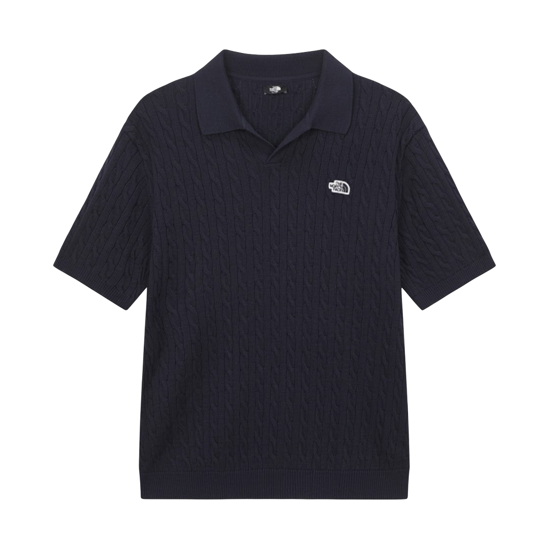 NT7AS00C The North Face Cable S/S Polo Sweater Navy - 26SS
