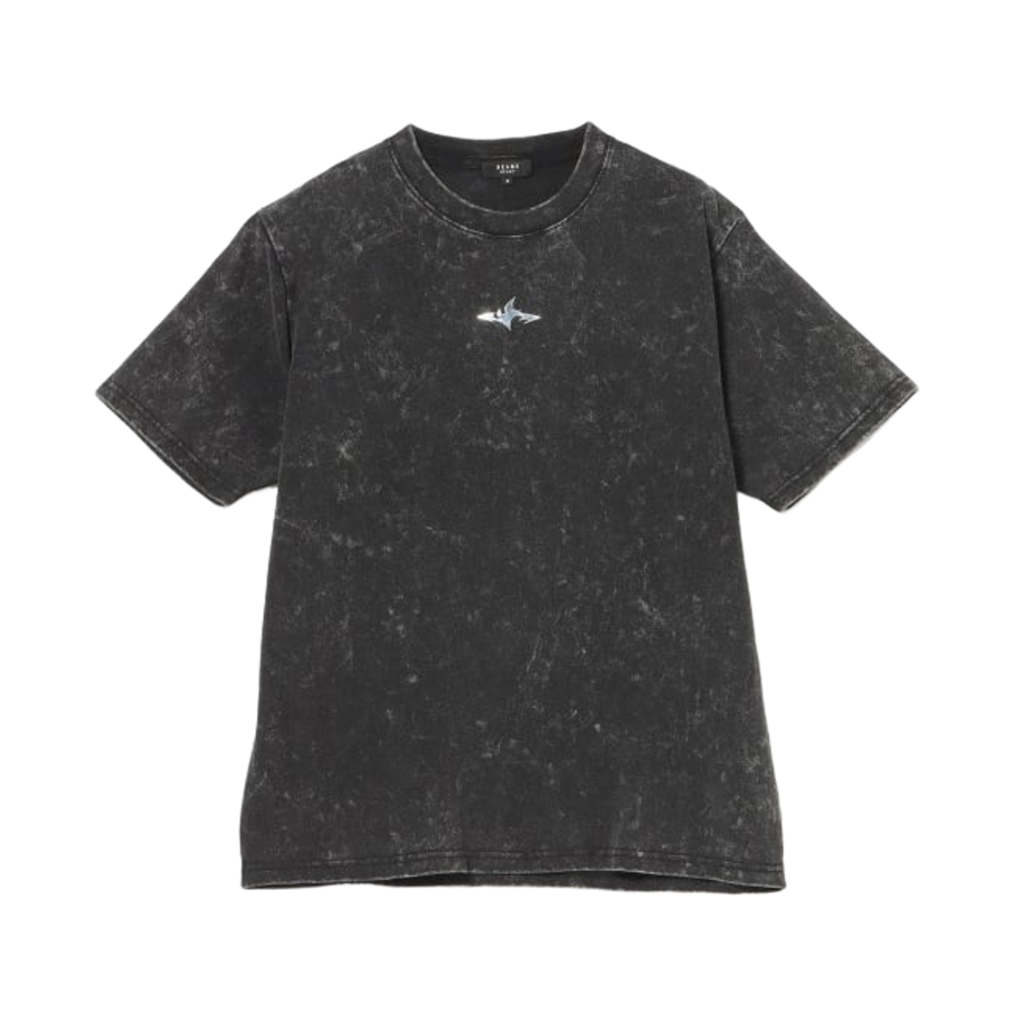 42-04-0414-639 Beams Heart Metallic Print One-Point T-Shirt Black
