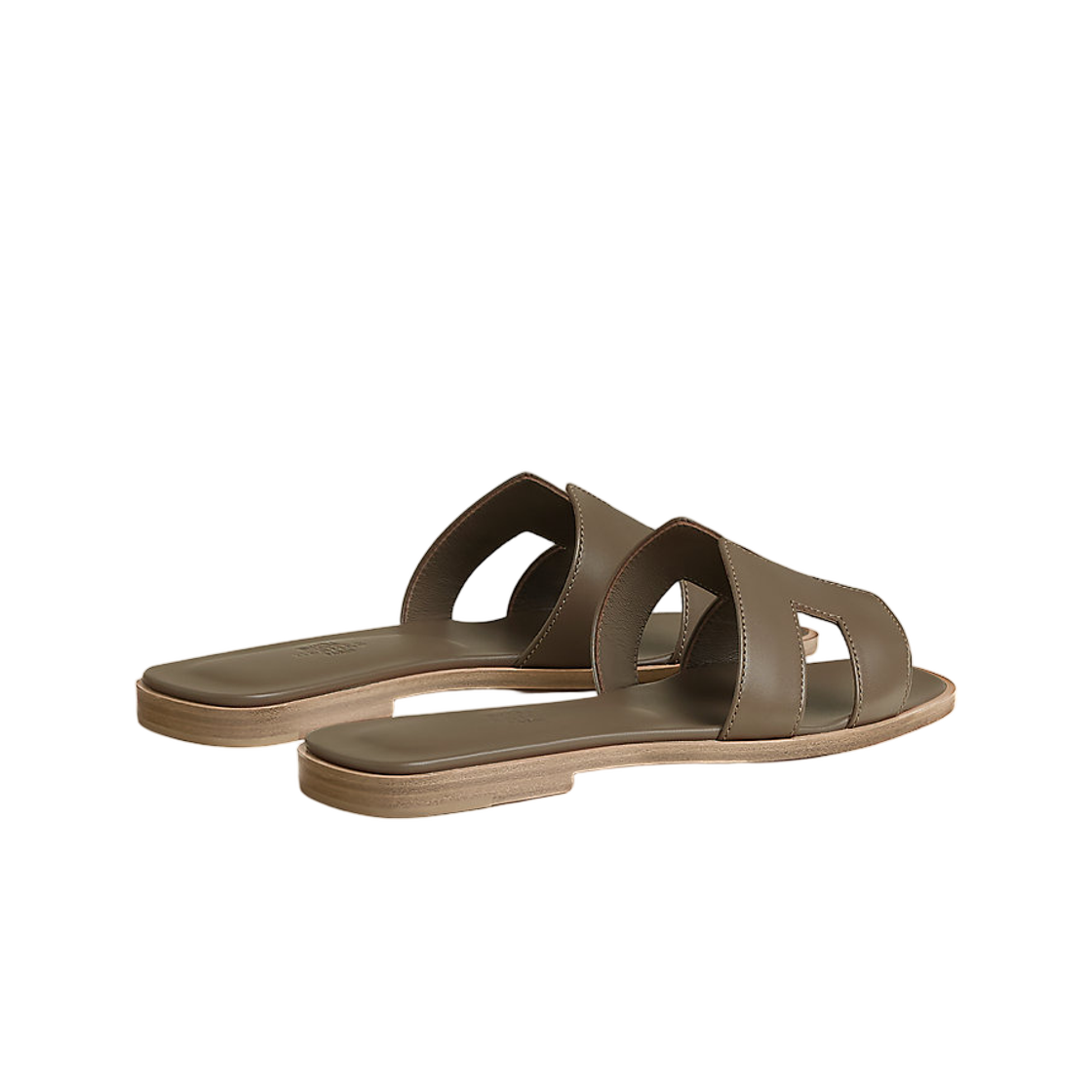 (W) 에르메스 오란 샌들 카프스킨 & 캔디 핑크((W) Hermes Oran Sandal Calfskin & Candy Pink) - 3