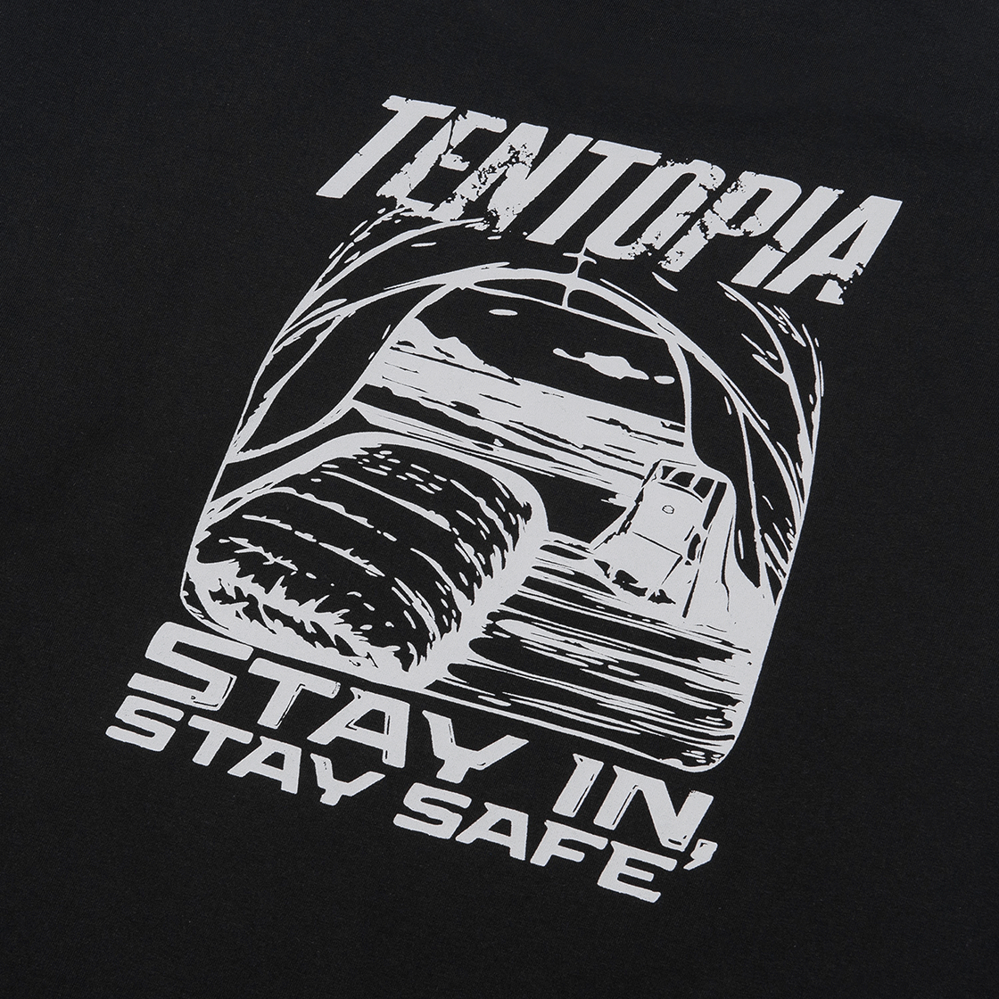 제로그램 TENTOPIA Sorona 멀티그래픽 긴팔 티셔츠(ZEROGRAM Tentopia Sorona Multi Graphic LS Black) - 5