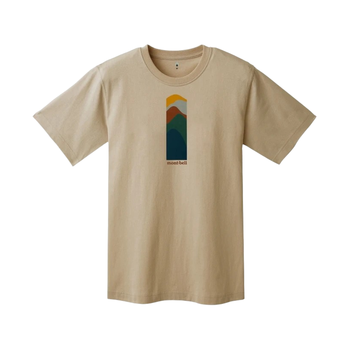 2104890 Montbell Pear Skin Cotton Vista T-Shirt Ivory