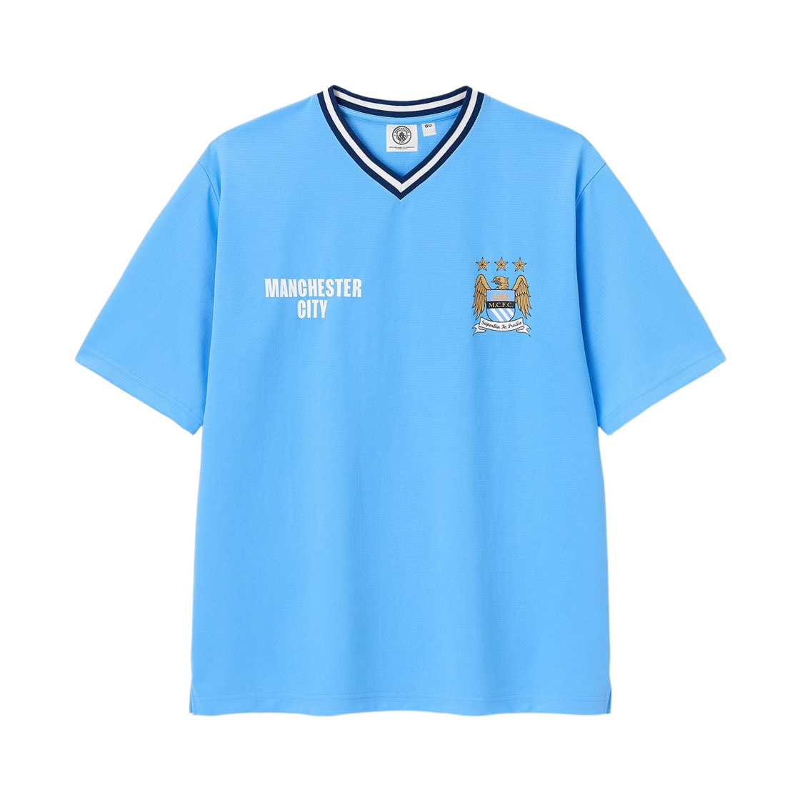 GU x 맨체스터 시티 풋볼 클럽 게임 셔츠 2 블루 (논 마킹 버전)(GU x Manchester City Football Club Game Shirt 2 Blue (Non Marking Ver.)) - 1