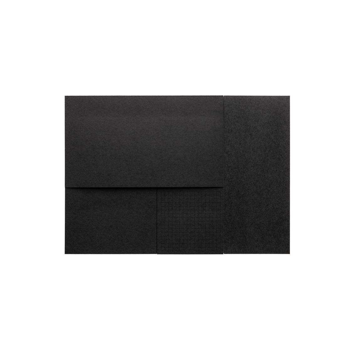 940ACPH3094BK CRAFT DESIGN TECHNOLOGY Black Adhesive Memo Pad L