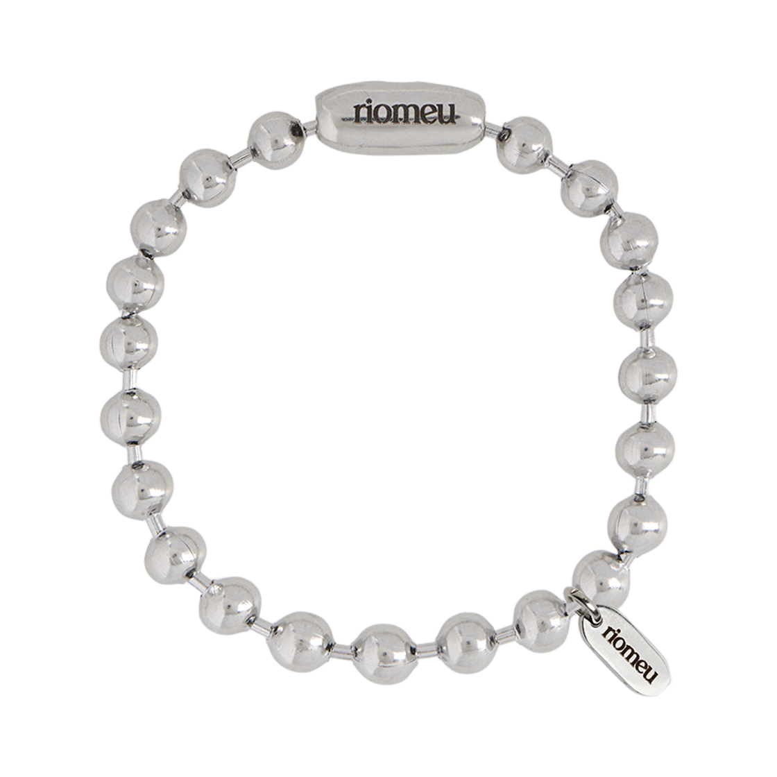 리오므 라운드 볼 체인 팔찌 5.0mm