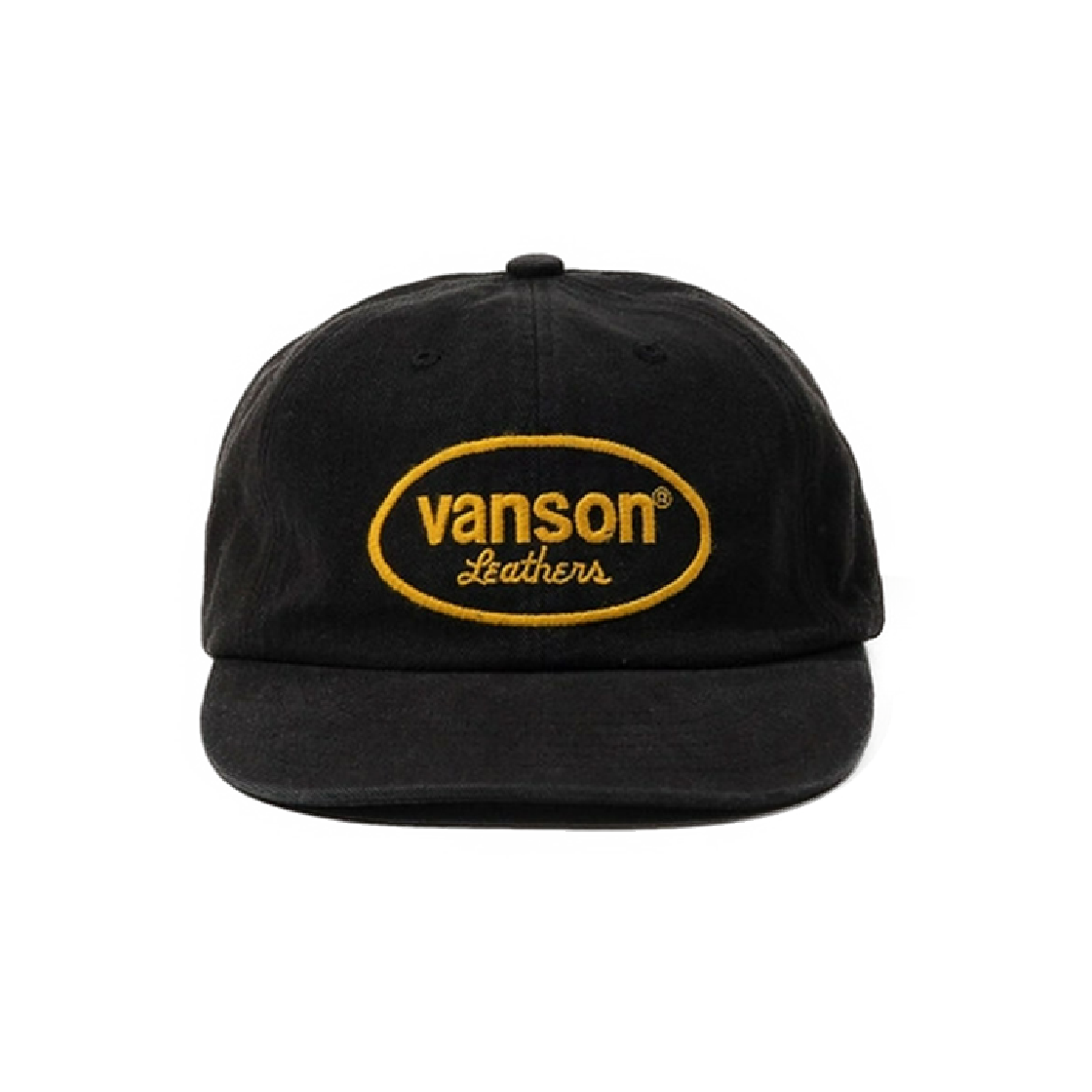 벤슨 레더 오리지날 6 판넬 캡 / 블랙&옐로우(Vanson Leathers Original 6 Panel Cap / Black & Yellow) - 1