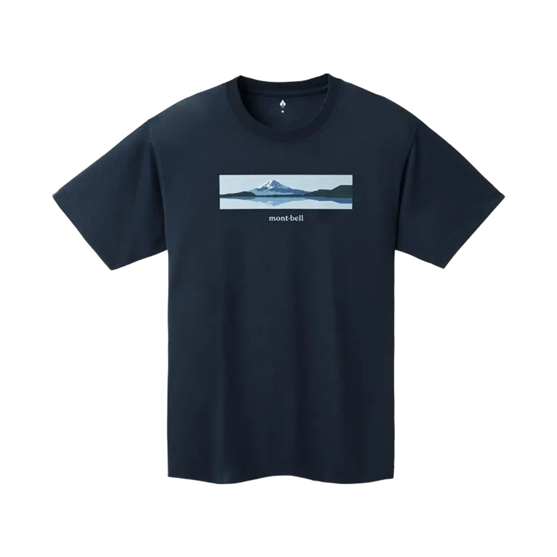 몽벨 위크론 후지 티셔츠 네이비(Montbell Wickron Fuji T-Shirt Navy) - 1