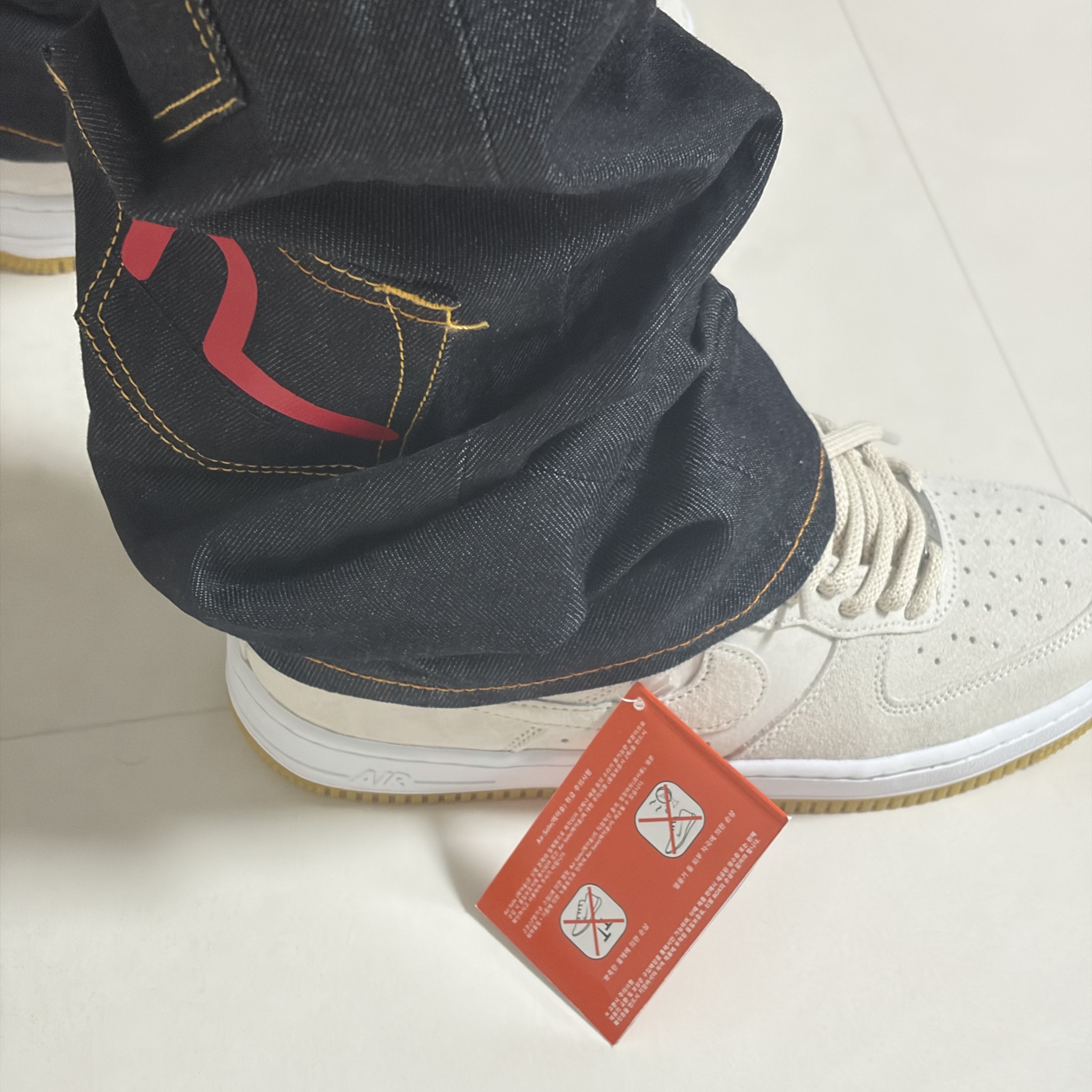 Nike SB Air Force 1 Low Light Orewood Brown and Pink Foam 착용 스타일 - 1