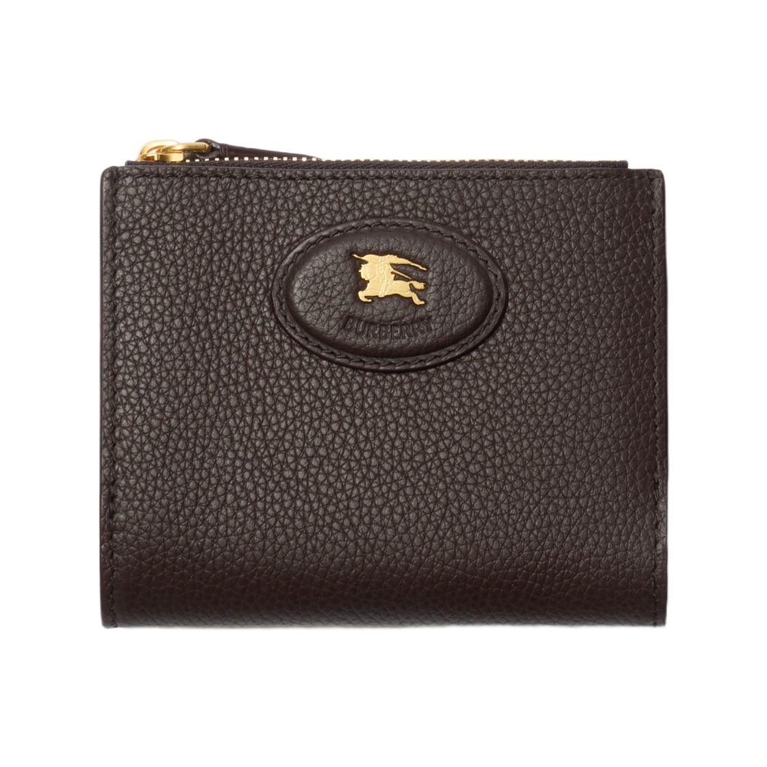 8119696 Burberry Bloomsbury Wallet Peat Brown Sand Beige