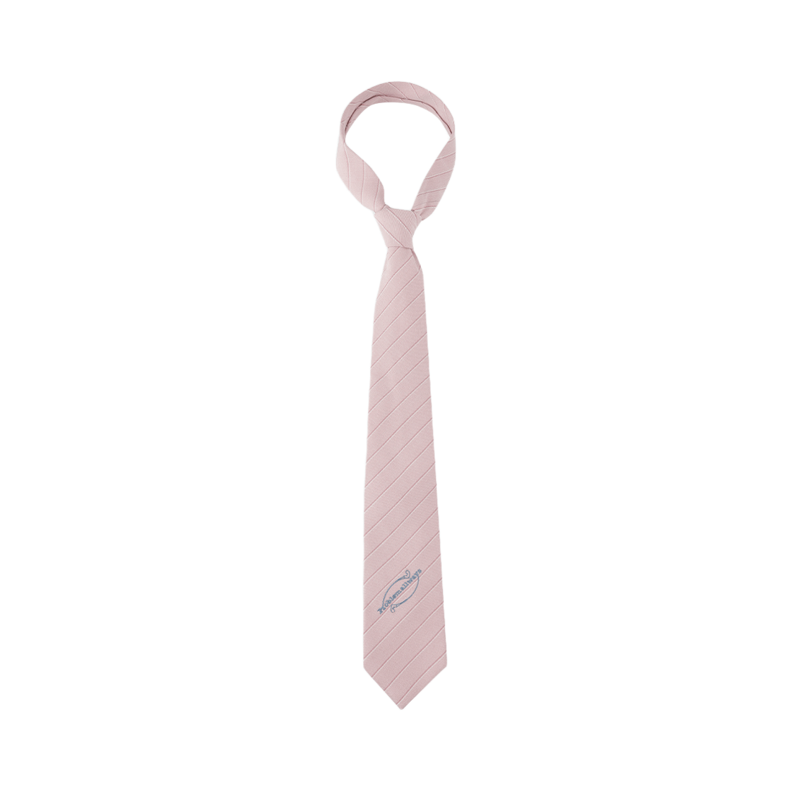 프라블럼올웨이즈 로고 스트라이프 타이 핑크(Problemallways Logo Stripe Tie Pink)