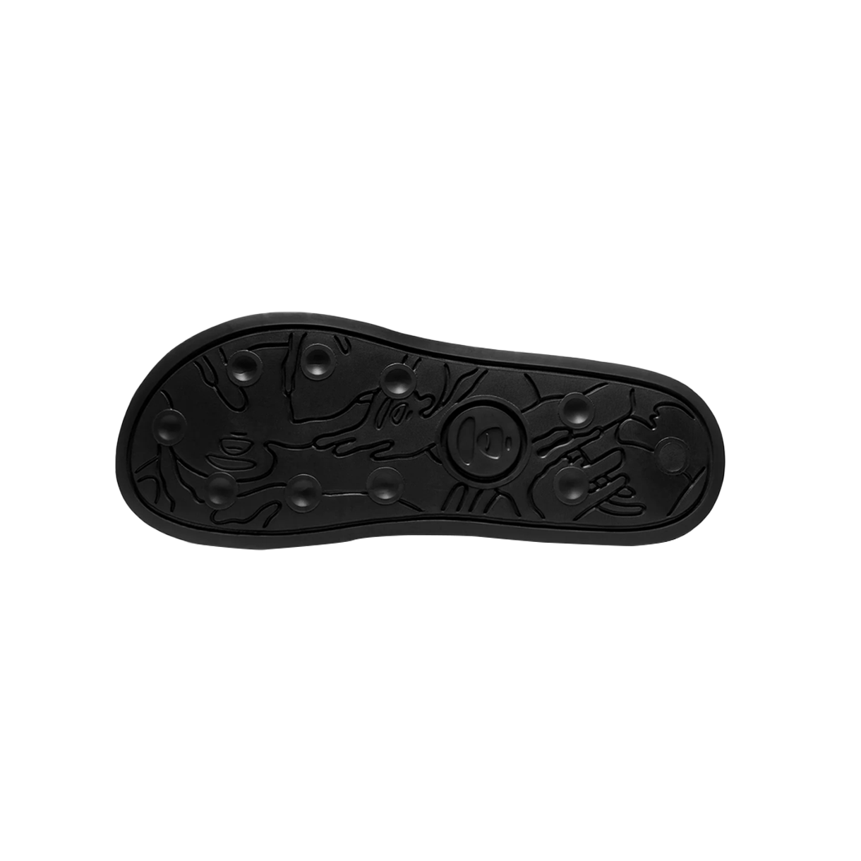 에이프 메인 로고 슬라이드 슈즈 블랙 멀티 - 26SS(AAPE Main Logo Slides Shoes Black Multi - 26SS) - 4