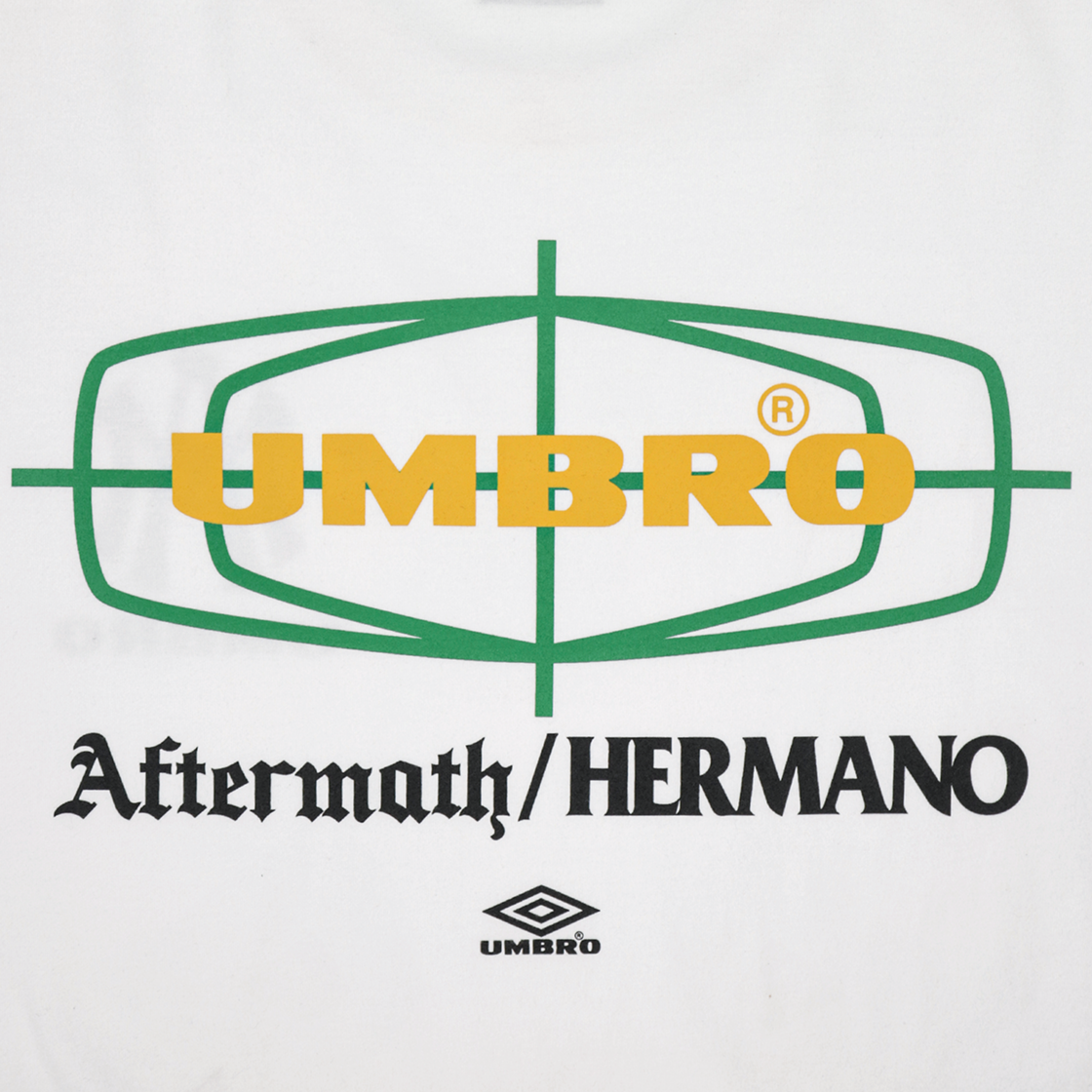 애프터매스 X 엄브로 로고 티 화이트(Atm X Umbro Logo Tee White) - 4