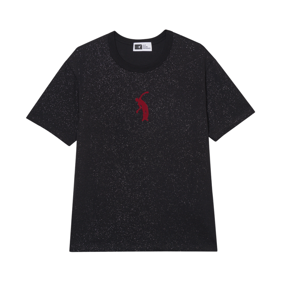 하이파이 사운드 레퍼런스 메탈 댄스 티셔츠 블랙(Hifi Sound Reference Metal Dance T-Shirts Black)