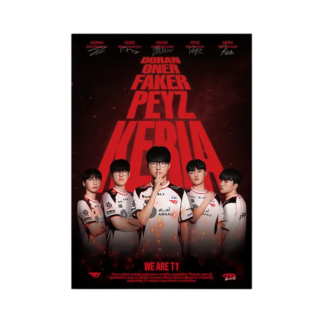 티원 플레이어 포스터 세트 A1 + A2 (Set of 2)(T1 Player Poster Set A1 + A2 (Set of 2))
