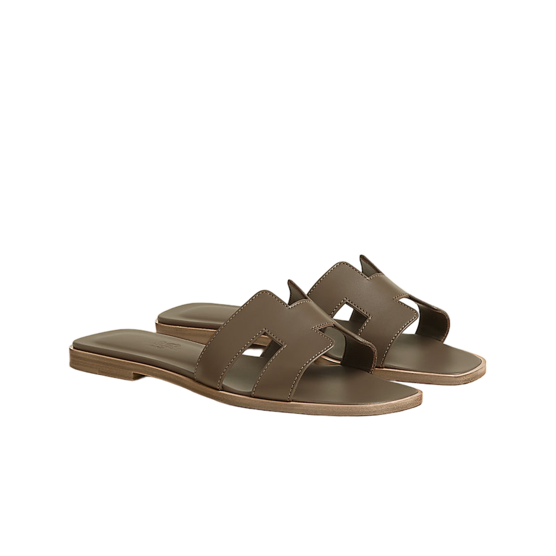 (W) 에르메스 오란 샌들 카프스킨 & 캔디 핑크((W) Hermes Oran Sandal Calfskin & Candy Pink) - 2