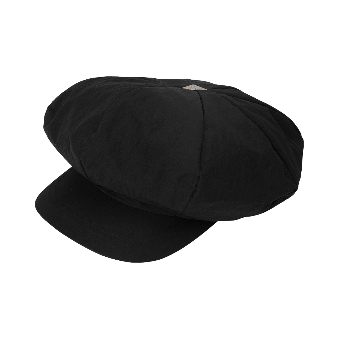 프라블럼올웨이즈 스타 나일론 뉴스보이 캡 블랙(Problemallways Star Nylon Newsboy Cap Black)