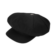 Problemallways Star Nylon Newsboy Cap Black