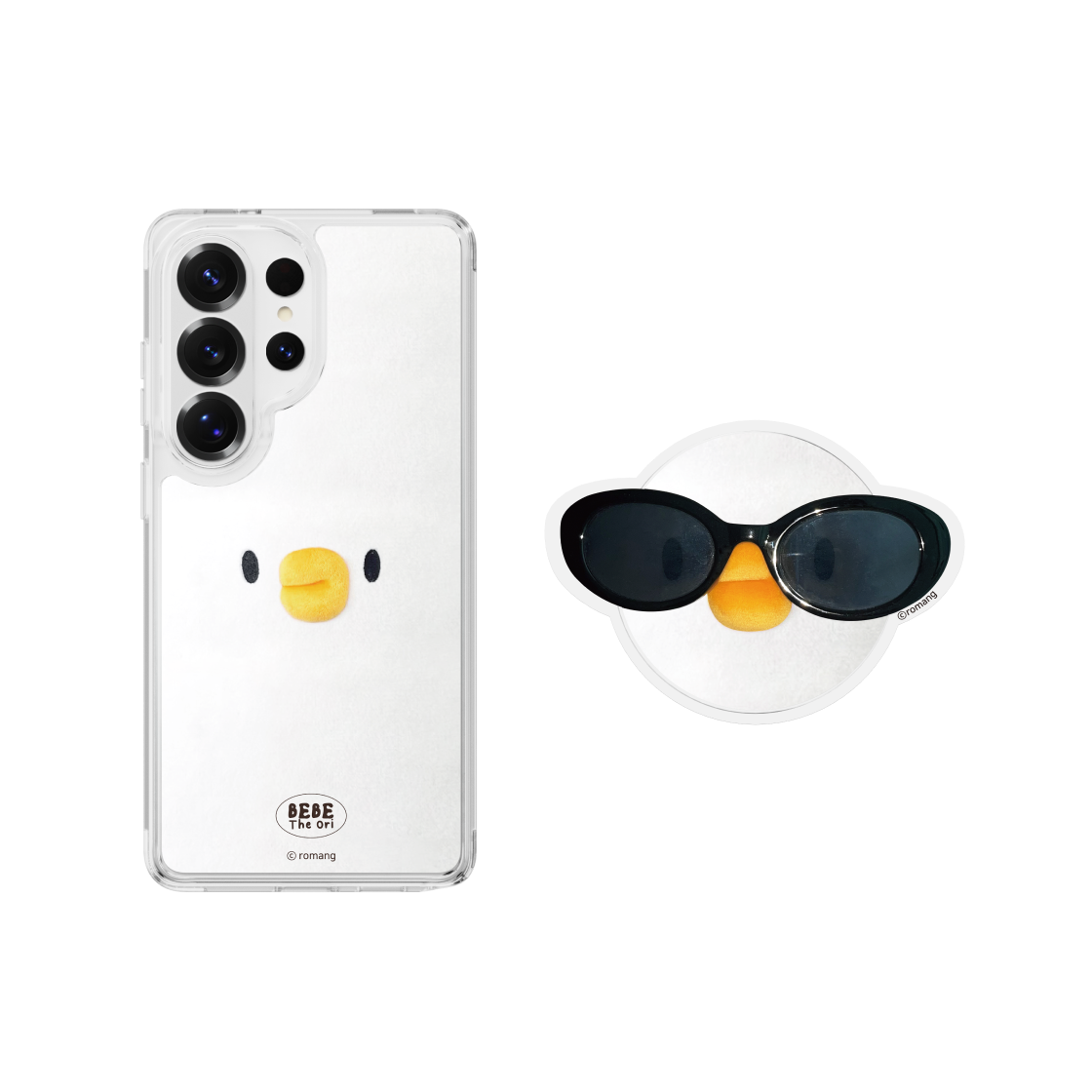 [SET] 에스엘비에스 베베더오리 얼굴 클리어 마그넷 케이스 3종 세트 for Galaxy S26 Series([SET] SLBS BEBE DE ORI Face Clear Magnet Case 3-Piece Set for Galaxy S26 Series) - 2