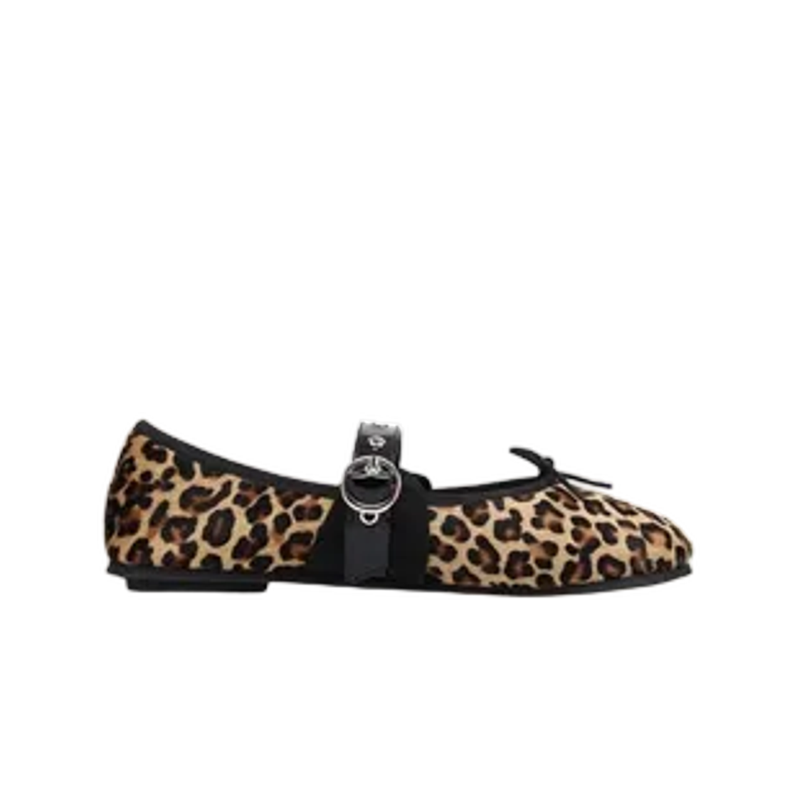 (W) 레페토 발레 트위스트 블랙 레오파드((W) Repetto Ballet Twist Black Leopard) - 1