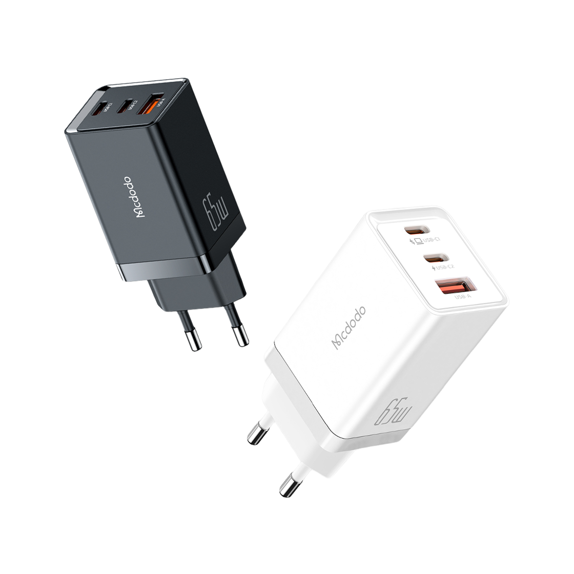 맥도도 GaN5 Pro PD3.0 PPS 65W 초고속 미니 3포트 멀티충전기 CH157(Mcdodo GaN5 Pro PD3.0 PPS 65W 3-Port Fast Multi Charger CH157)