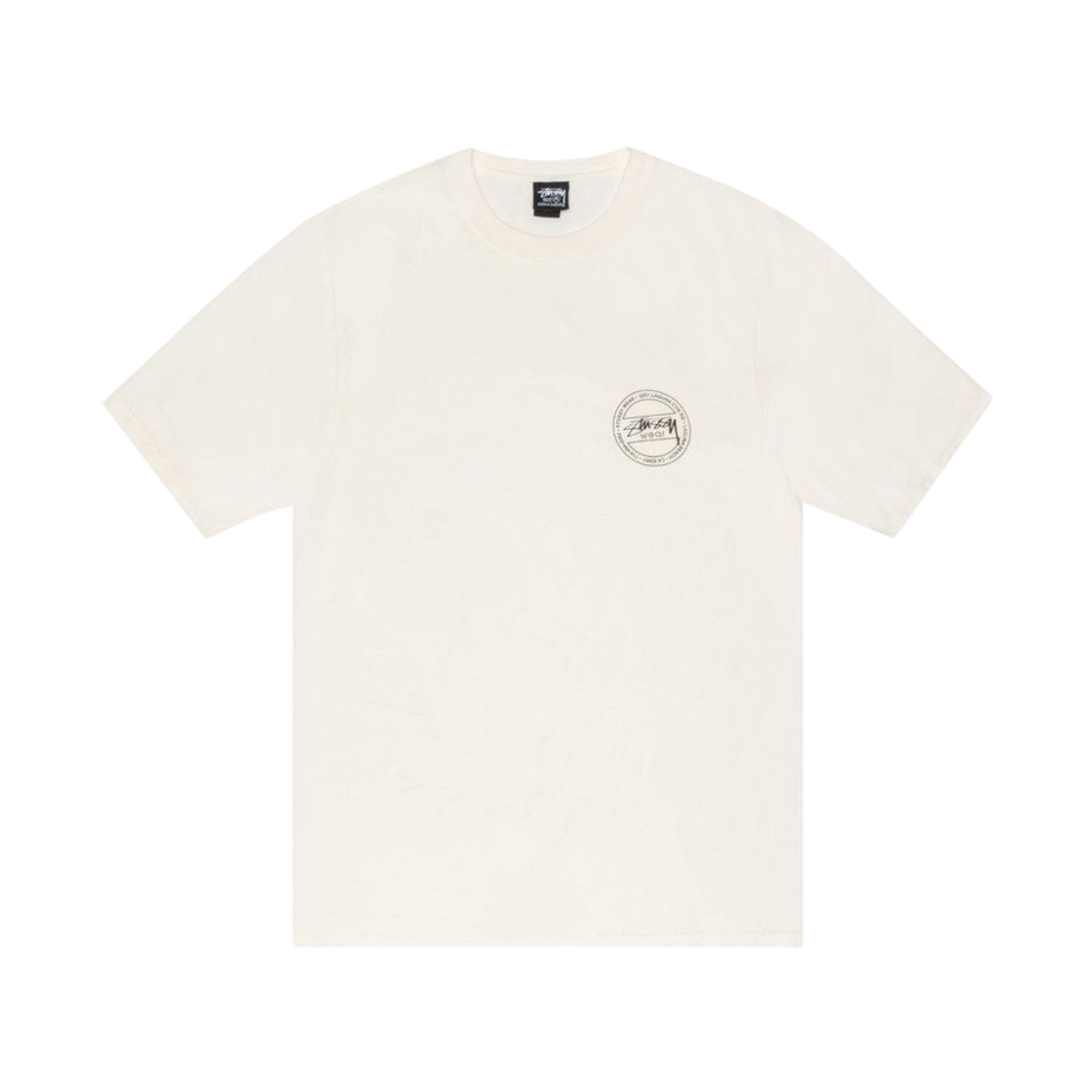 1905161 Stussy C Thru Pigment Dyed T-Shirt Natural