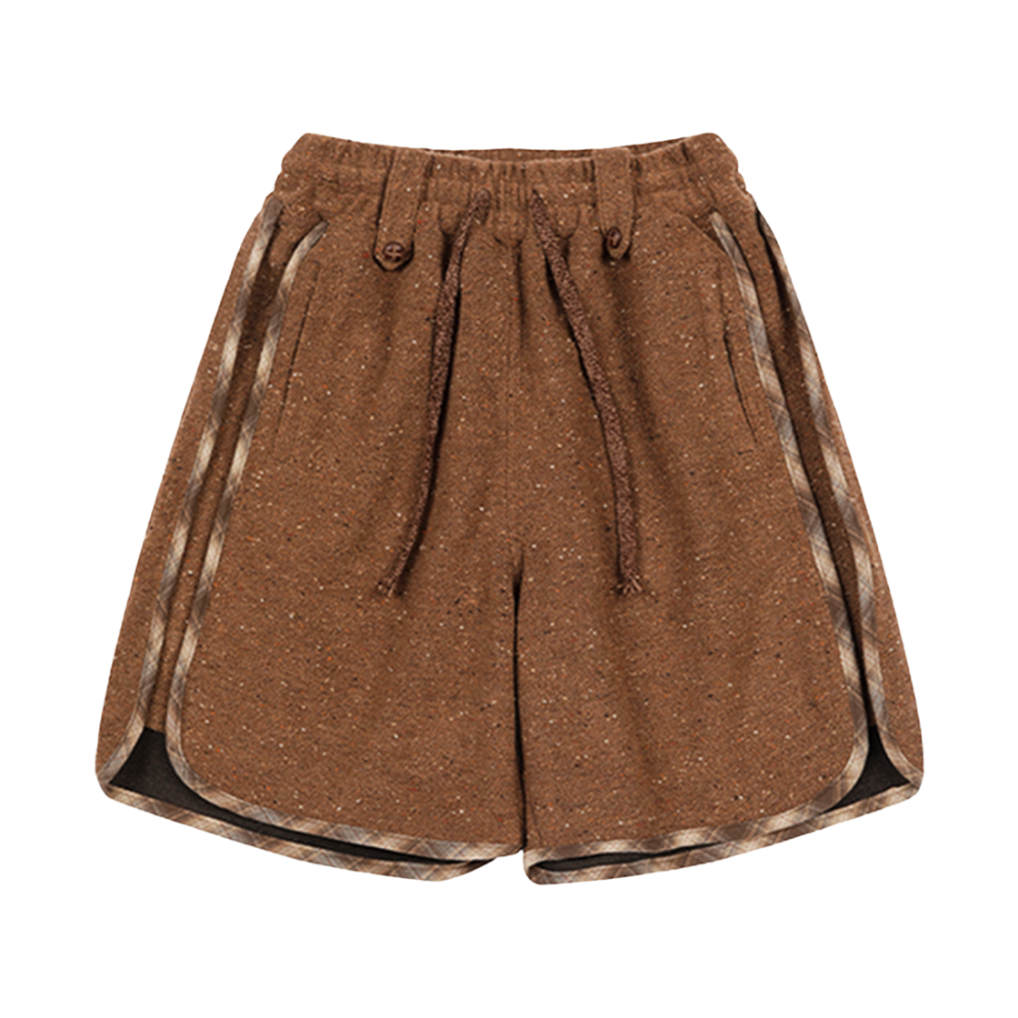 프라블럼올웨이즈 샌드 체크 쇼츠 브라운(Problemallways Sand Check Shorts Brown)