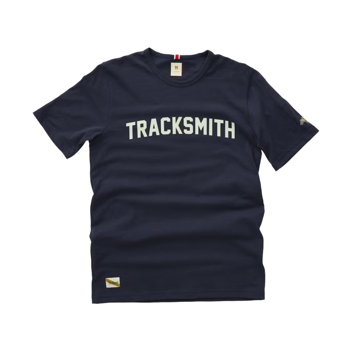 트랙스미스 그레이보이 티셔츠 네이비 아이보리(Tracksmith Grayboy T-Shirt Navy Ivory)