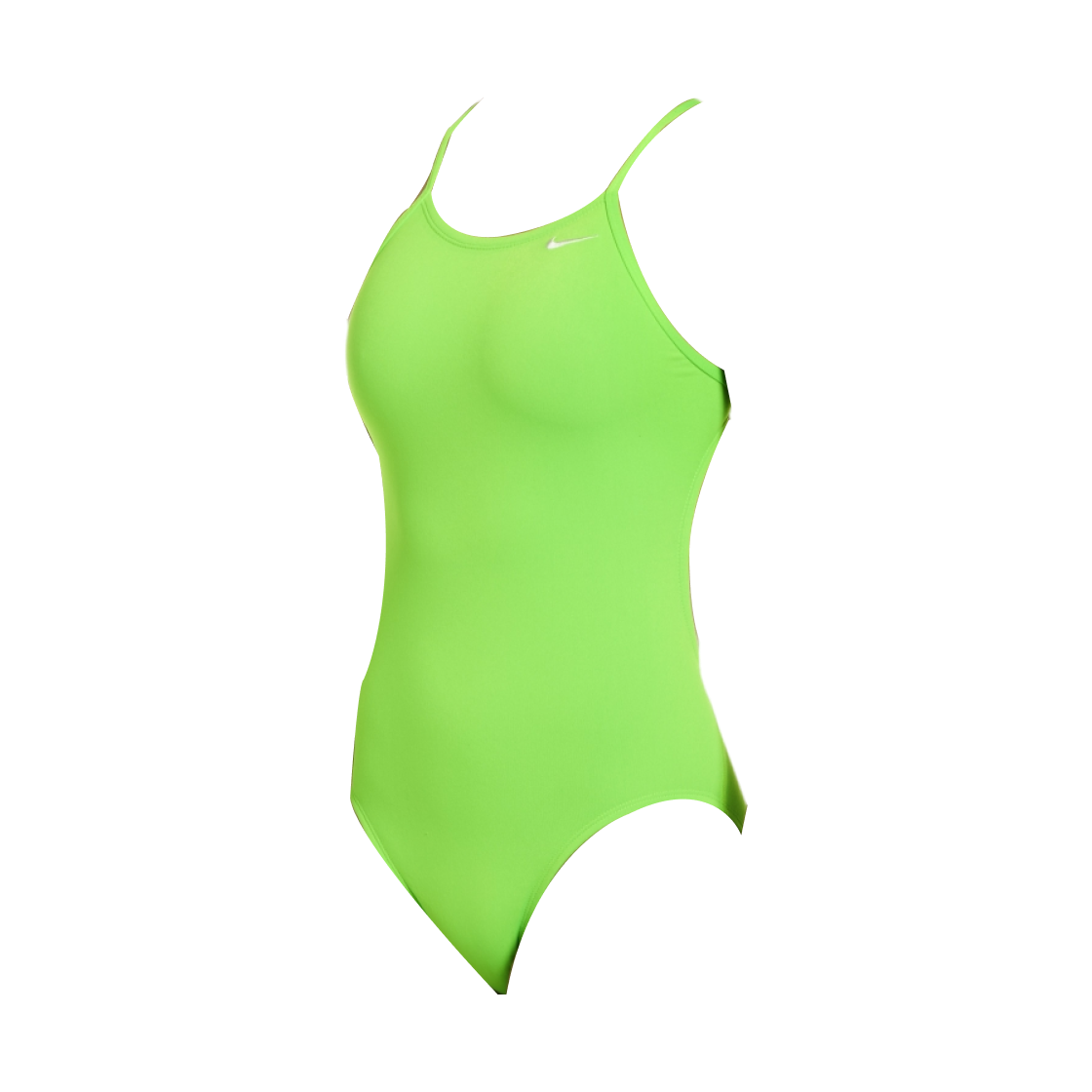 NESSG001-311 (W) Nike Swim Answer Solid Mid Cut Out Voltage Green