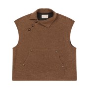 Problemallways Sand Pocket Vest Brown