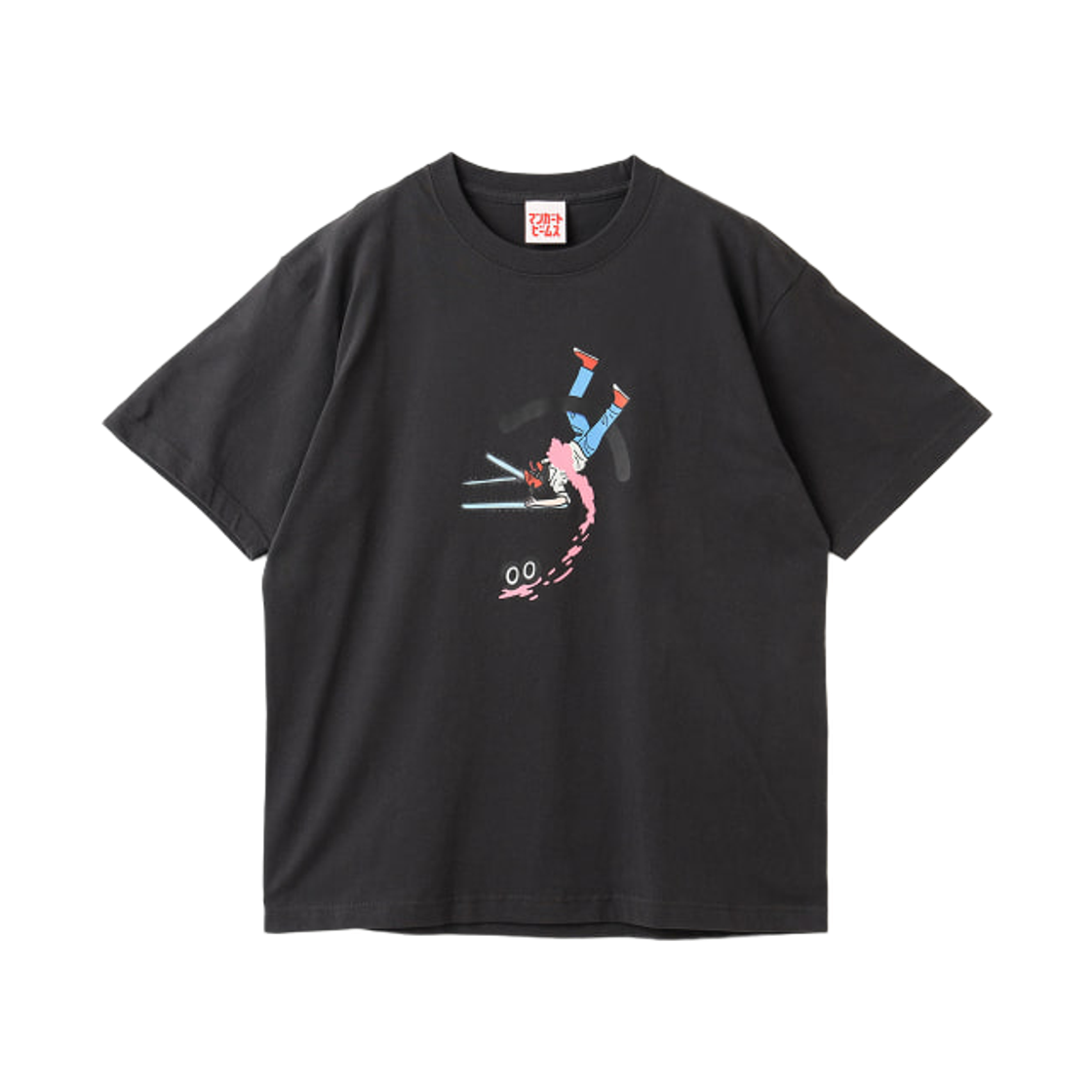 59-04-0012-449 Mangart Beams x Chainsaw Man Short Sleeve T-Shirt Black