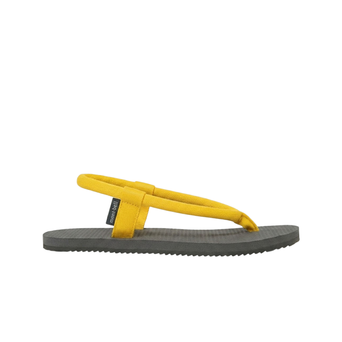 (키즈) 몽벨 슬립온 샌들 그레이 옐로우((Kids) Montbell Slip-On Sandals Gray Yellow)