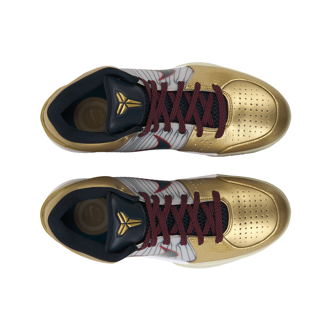 나이키 코비 4 프로트로 메탈릭 골드 앤 다크 옵시디언(Nike Kobe 4 Protro Metallic Gold and Dark Obsidian) - 5