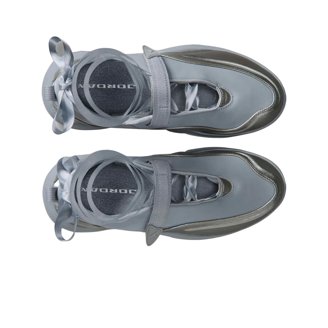 (W) 조던 포인트 메탈릭 실버 스모크 그레이((W) Jordan Point Metallic Silver Smoke Grey) - 2