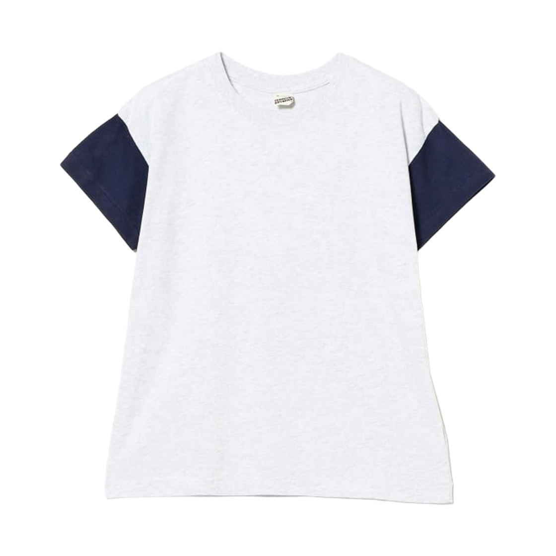 13-04-1169-146 (W) Beams Boy x Screen Stars Two-Tone French Sleeves Ash
