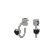 Nonenon Love Bend Earring Silver