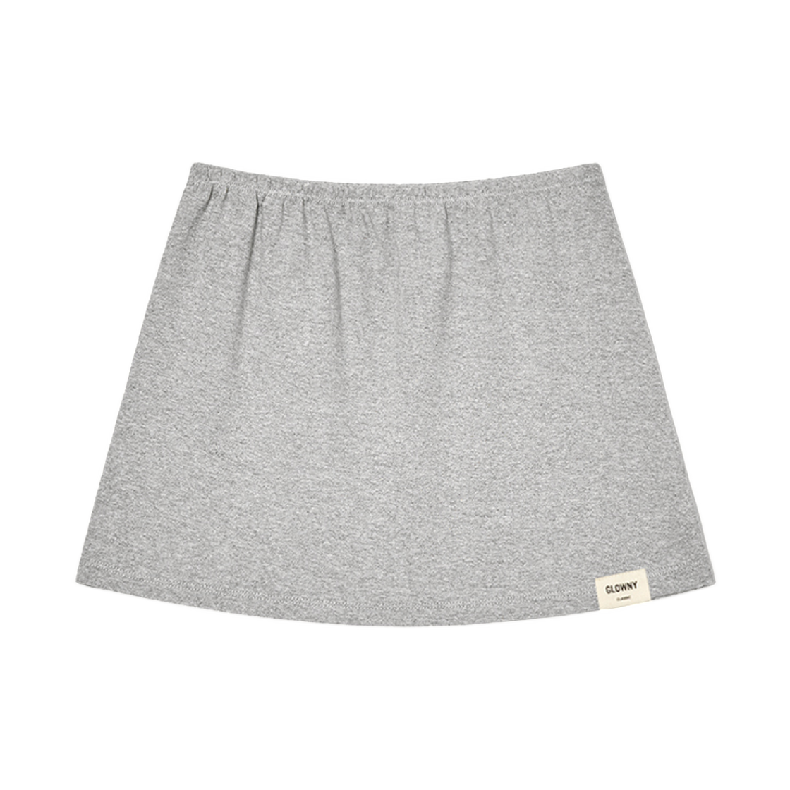 (W) 글로니 G 클래식 미니 스커트 멜란지 그레이((W) Glowny G Classic Mini Skirt Melange Gray)
